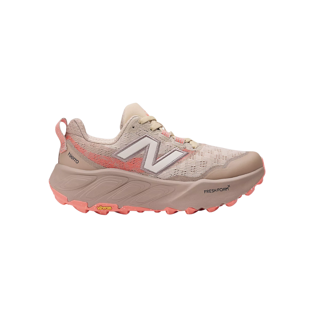 CALZADO RUNNING MUJER  NB HIERRO V9  (BEIGE Y MARRON) TALLA  8/ 8,5/ 9/ 9,5