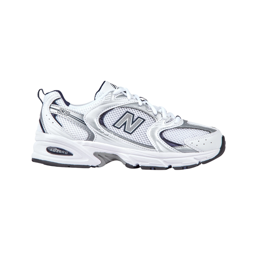 CALZADO LIFESTYLE UNISEX NB 530  (BLANCO Y AZUL) TALLA 4/ 4,5/ 5/ 5,5/ 6/ 6,5/ 7/ 7,5/ 8/ 8,5